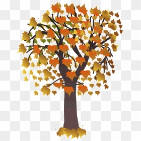 Autumn And Fall Clip Art Collections - Maple Tree Clip Art, HD Png Download - fall tree png
