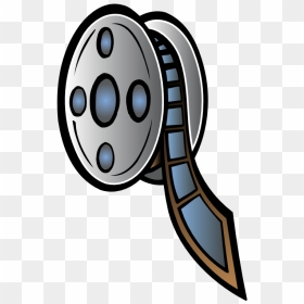 Clip Art Movies On Popcorn Clip Art And Movies - Cinema Clipart Film Reel, HD Png Download - film roll png
