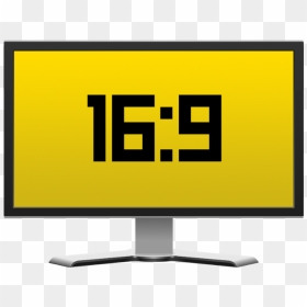 9 Aspect Ratio - Led-backlit Lcd Display, HD Png Download - widescreen bars png