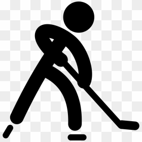 Ice Hockey Player Svg Png Icon Free Download - Ice Hockey Icon Png, Transparent Png - hockey png