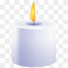 Purple Pillar Candle Png Clip Art - Transparent Background Candle Clip Art, Png Download - purple fire png