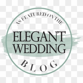 2019 Elegant Wedding Blog Badge Thin - Elegant Wedding Magazine Badge, HD Png Download - rustic png