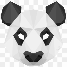 Giant Panda , Png Download - Panda Geometric Png, Transparent Png - panda face png