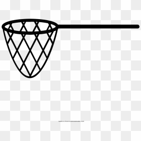 Fishing Net Coloring Page - Colouring Page Of Net, HD Png Download - fishing net png