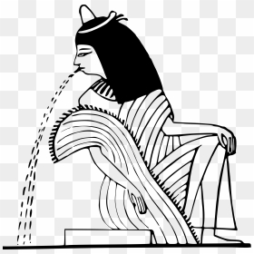 Drunken Ancient Egyptian Clip Arts - Drawing For Egypt Pyramid, HD Png Download - egyptian png