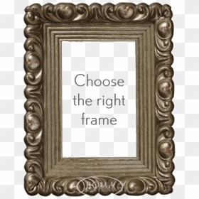 Choose The Right Frame, HD Png Download - metal frame png