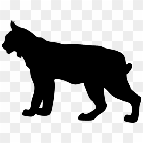 Boxer Bobcat Silhouette Clip Art - Boxer Dog Silhouette Png, Transparent Png - bobcat png