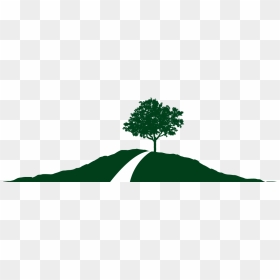 Hills Clipart Small Hill - Tree On Hill Clipart, HD Png Download - hills png