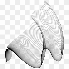 Vector Curve Flow Clip Art Free Download - Monochrome, HD Png Download - curve png