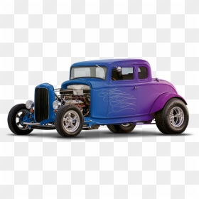 Vintage Hot Rod, HD Png Download - muscle car png