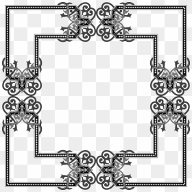 Picture Frames Flower Motion Interpolation Computer - Transparent Gothic Frames, HD Png Download - gothic frame png