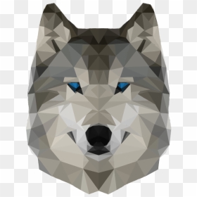 Drawing Polygons Wolf - Wolf Head Png, Transparent Png - polygon png