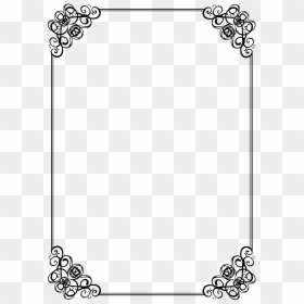 Kerawang Warisan - Printable Border For Certificate, HD Png Download - gothic border png