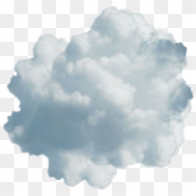 Blue Cloud Png Transparent Isolated Objects Textures - Transparent Background Cloud Png, Png Download - thinking cloud png