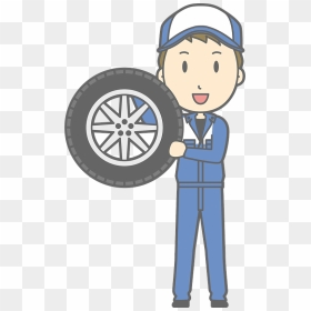 Mechanic Man Tire Clipart - Tire, HD Png Download - mechanic png