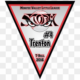 Mvll T-ball Storm 2016 Triangle Pennant Sample , Png, Transparent Png - pennant png