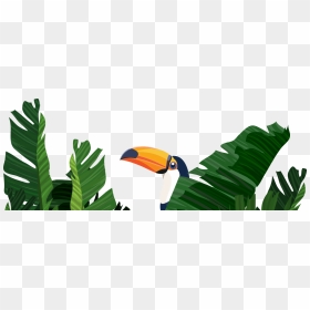 Welcome To The Ecommerce Jungle - Banana Leaves Background Hd Border, HD Png Download - jungle plants png