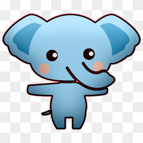 Cute Elephant Clipart - Animal, HD Png Download - elephant clipart png