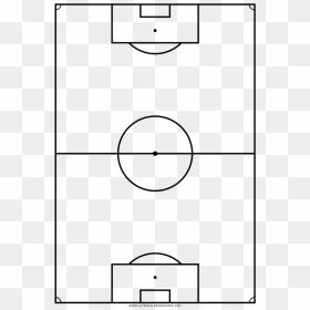 Soccer Field Coloring Page , Png Download - Circle, Transparent Png - field png