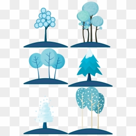 Transparent Winter Tree Png - Illustration, Png Download - winter tree png