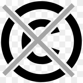 Cross Out Copyright Symbol, HD Png Download - crossed out png