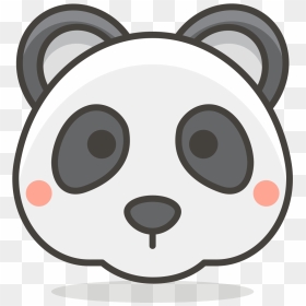 Symmetrical Animal Clipart, HD Png Download - panda face png
