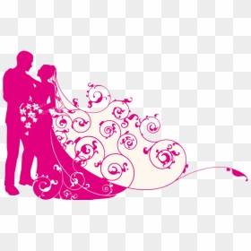 And Men Stitch Married Cross Bride Embroidery Clipart - Wedding Bride And Groom Clipart, HD Png Download - embroidery png