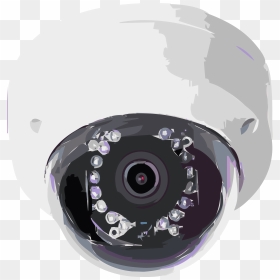 Security Camera 2 Clip Arts - Camera Lens, HD Png Download - security camera png