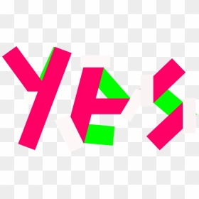 Word Yes Png, Transparent Png - yes png