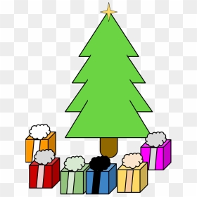 Yılbaşı Ağacı Resmi Çizimi, HD Png Download - christmas gifts png