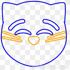 Transparent Curved Ribbon Png - Emoji De Gato Enamorado Para Dibujar, Png Download - corner ribbon png