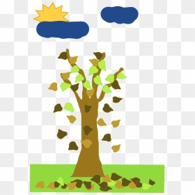 Fall, Without, Leaf, Tree, Cartoon, From, Free, Trees, HD Png Download - fall tree png