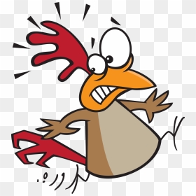 Cartoon Scared Chicken Png , Png Download - Scared Cartoon Chicken Png, Transparent Png - scared png