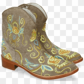 Ankle Boots Blanca 1 Lima French Grey Embroidery - Work Boots, HD Png Download - embroidery png