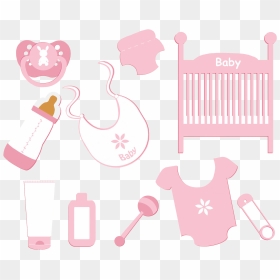 Baby Girl Accessories Clipart Png - Png Baby Girl, Transparent Png - baby girl png