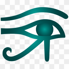 Eye Of Horus Teal Clip Art, HD Png Download - eye clipart png