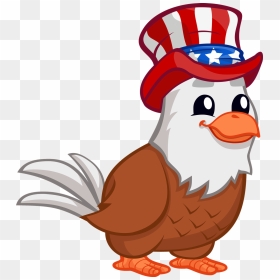 Patriotic Turkey Picture Library Download - Patriotic Eagle Clip Art, HD Png Download - patriotic png