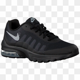 Black Nike Sneakers Air Max Invigor/print - Running Shoe, HD Png Download - shoe print png