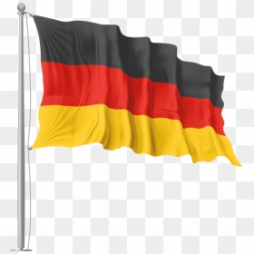 Germany Waving Flag - German Flag Transparent Background, HD Png Download - german flag png