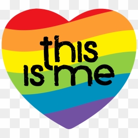 Transparent Rainbow Heart Png - National Coming Out Day, Png Download - rainbow heart png