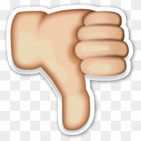 Dislike Thumb Emoticon Png Image - Emoji Dislike Png, Transparent Png - emoticon png