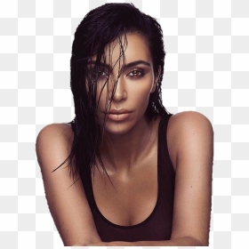 Editing, Png, And Transparent Image - Kim Kardashian Wet Hair Photoshoot, Png Download - kim kardashian png