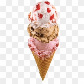 Ice Cream Waffle Png Pic - Scoop Ice Cream Png With Cone, Transparent Png - icecream png