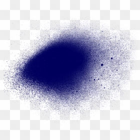 Blue Paint Spray - Circle, HD Png Download - spray png