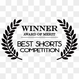 Best Shorts Merit Words Black, HD Png Download - laurels png