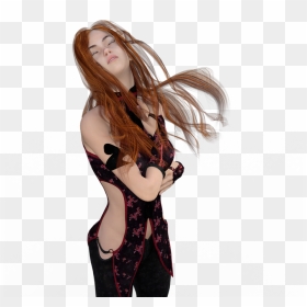 Red Haired Woman Png, Transparent Png - red hair png