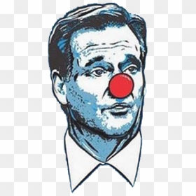 England Nfl Bowl Clown T-shirt Patriots Nose Clipart - Rodger Godell Clown, HD Png Download - clown nose png