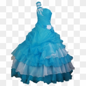 Blue Wedding Dress Png , Png Download - Dress, Transparent Png - wedding dress png