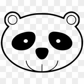 Panda - Portable Network Graphics, HD Png Download - panda face png