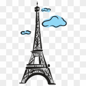 Torre Eiffel Para Dibujar, HD Png Download - vhv